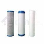 Water filter cartridges set of 3