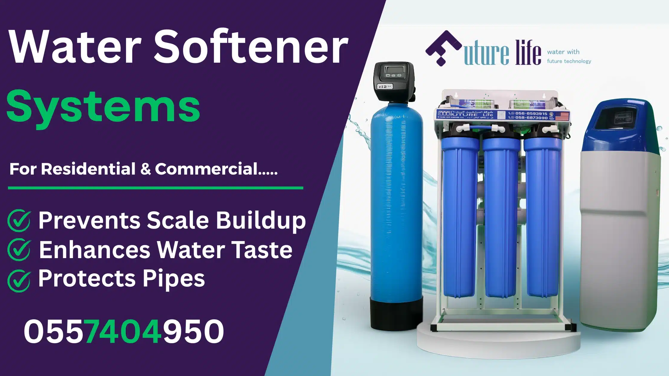 Water Softener Systems Installation & Maintenance Services in the UAE