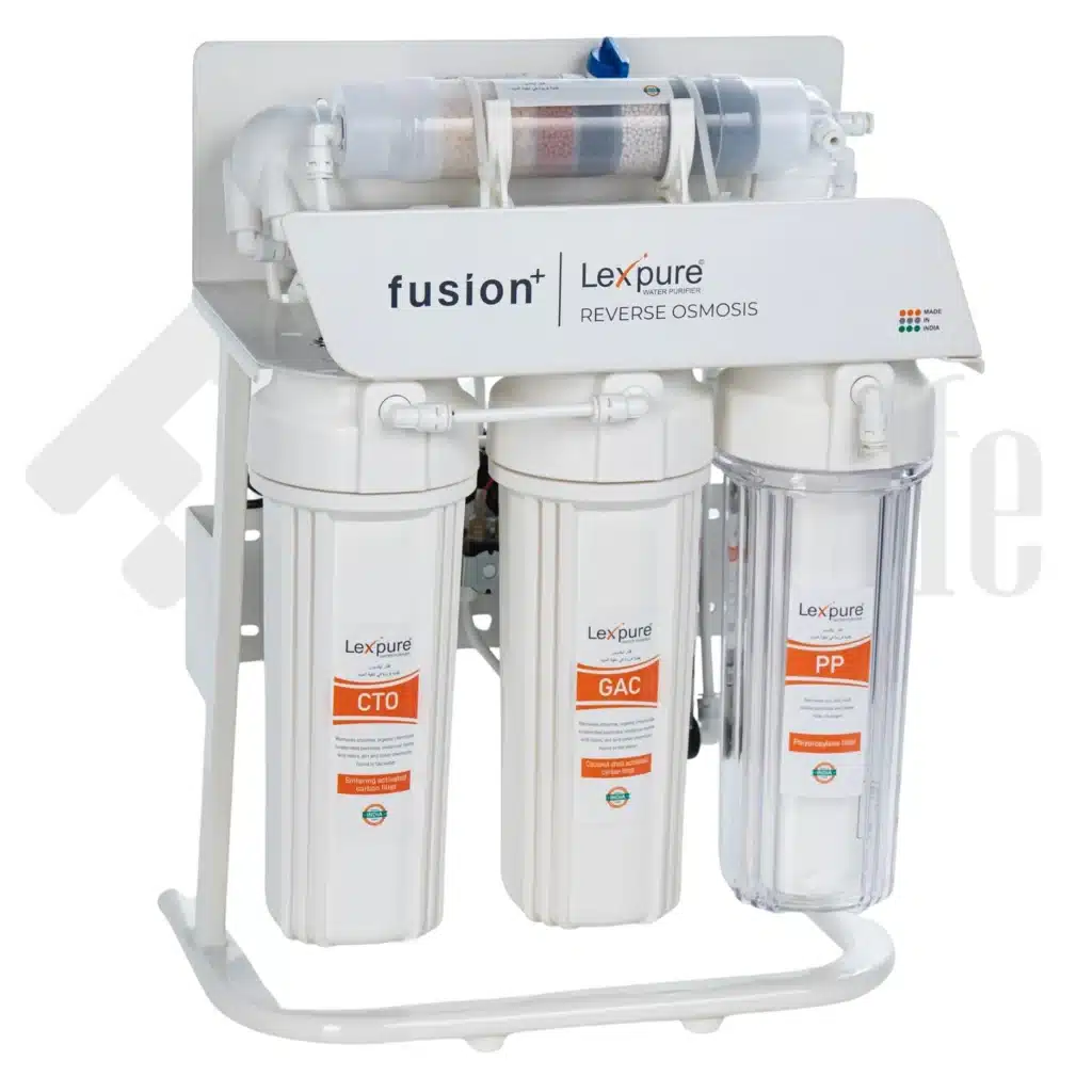 أفضل فلتر مياه 6 مراحل بالتناضح العكسي RO | فلتر Lexpure Fusion 6 Stage